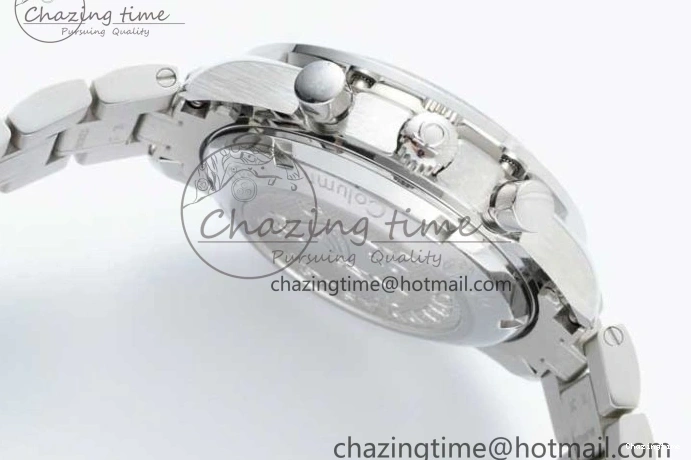 0414 Speedmaster Racing Master SS HKF Best Edition Black Dial on SS Bracelet A Versatile 7810